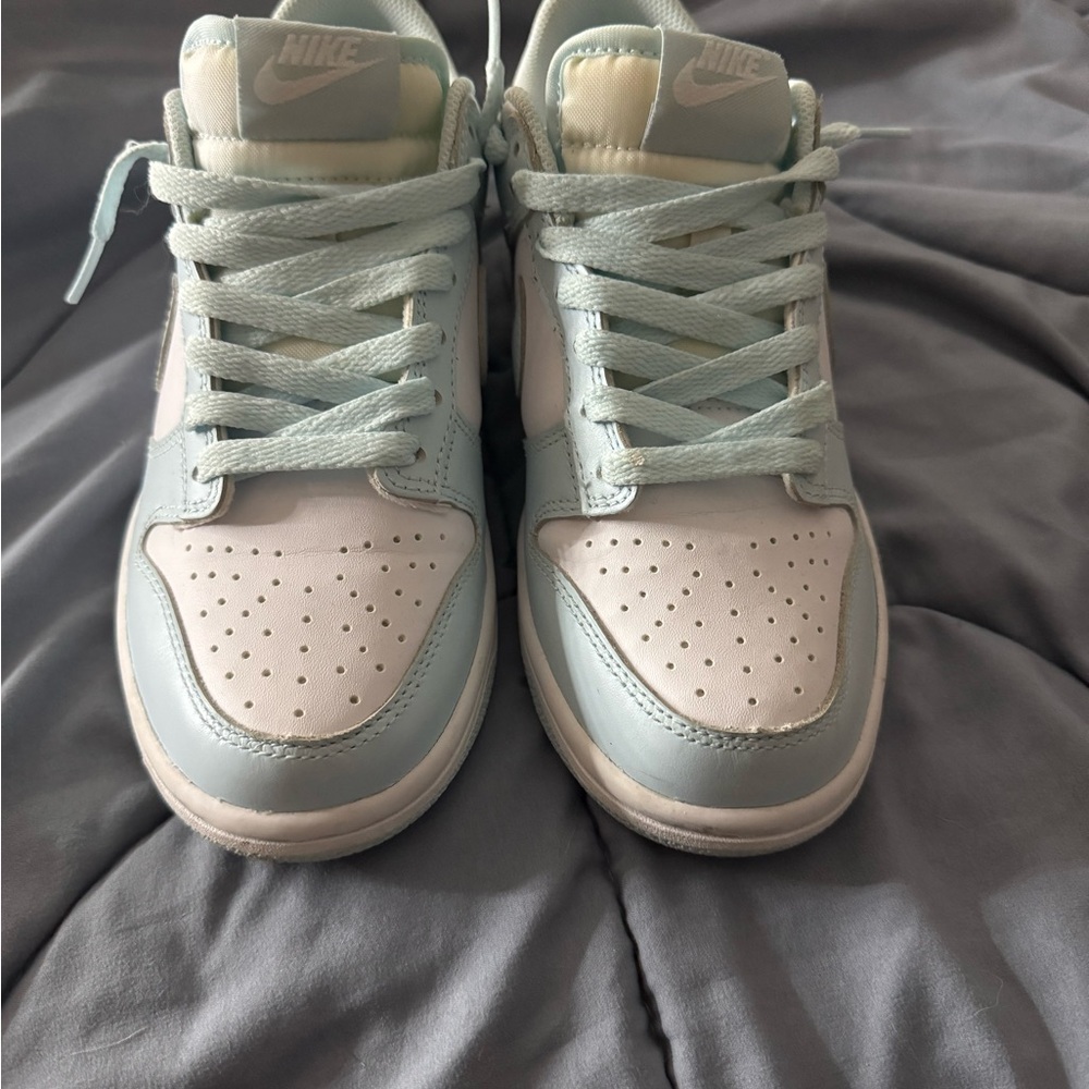 Nike Pastel Blue and White Sneakers